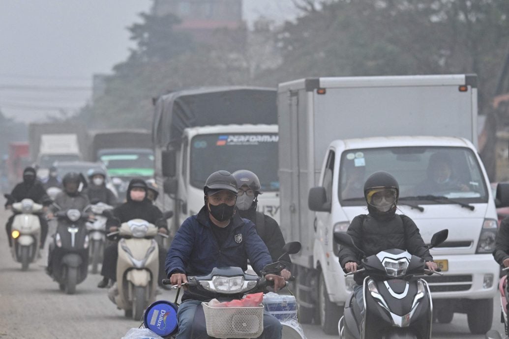 看世界)越南河内雾霾严重 明年7月起管制机车进入市中心