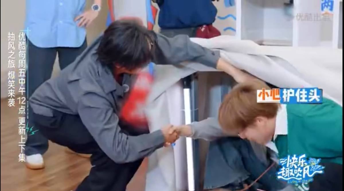 综艺首秀献秦昊 庾恩利喊继父“昊哥”