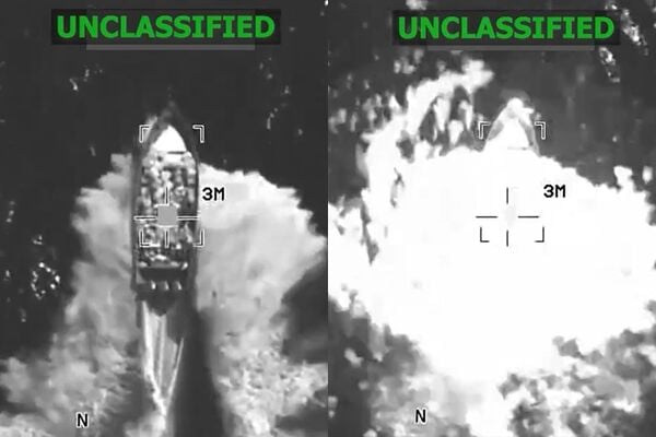 美军再轰可疑船只！击毙4人影像曝光　疑涉毒品走私