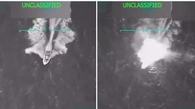 美军否认对运毒船下达“格杀勿论”  公开影像引发两党争议