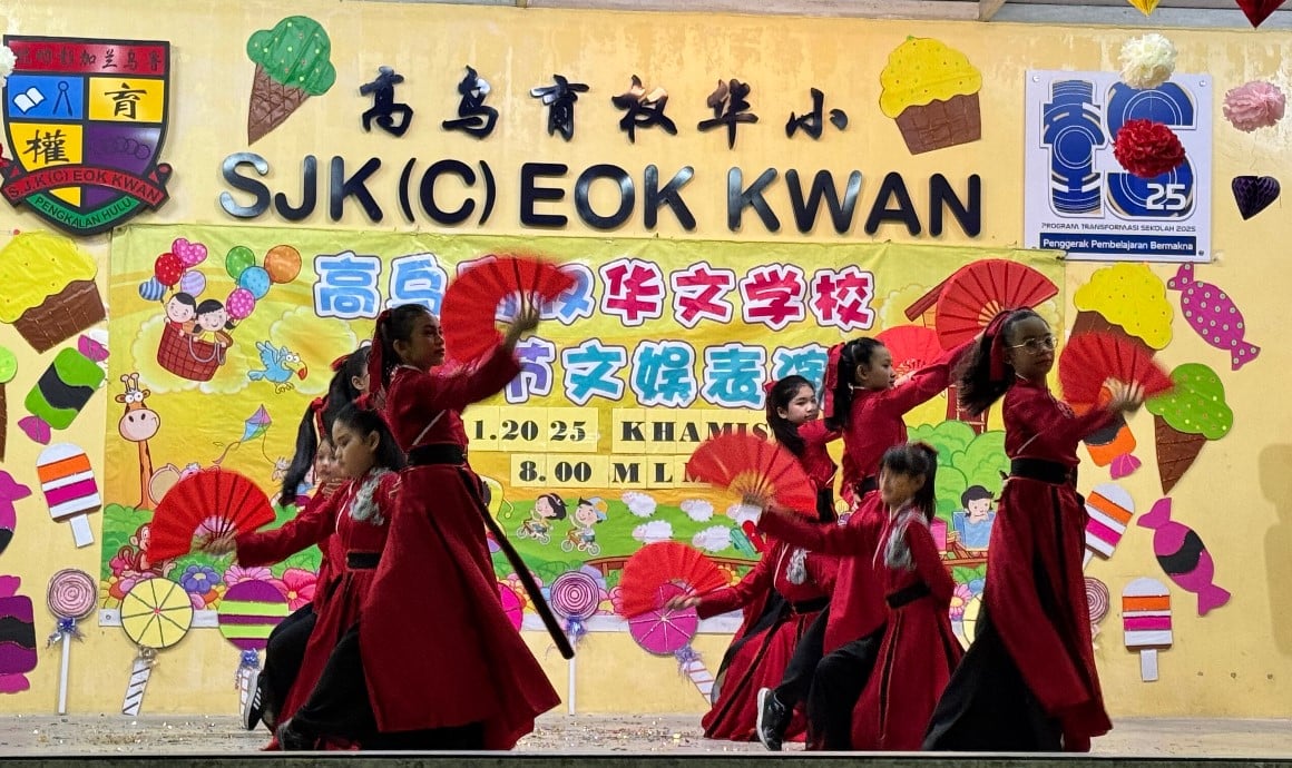 育权华小文娱晚会 20精彩节目展才艺