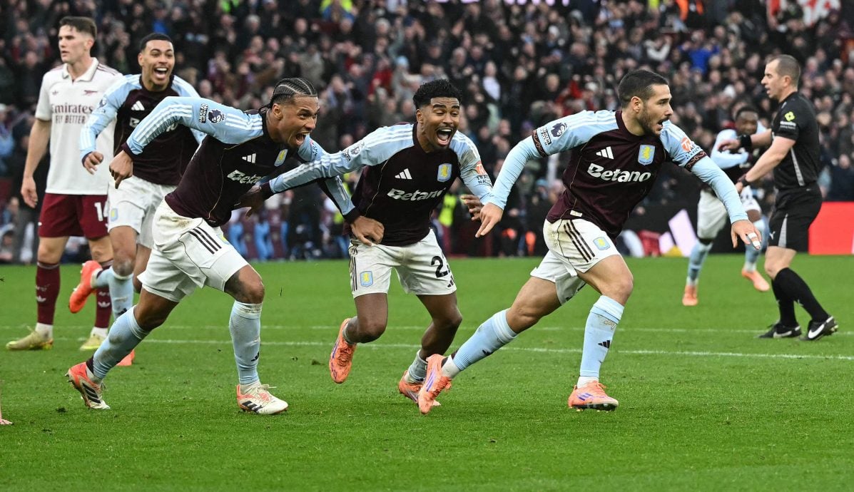 英超第15轮|维拉终场前破门绝杀 枪手18轮不败告终