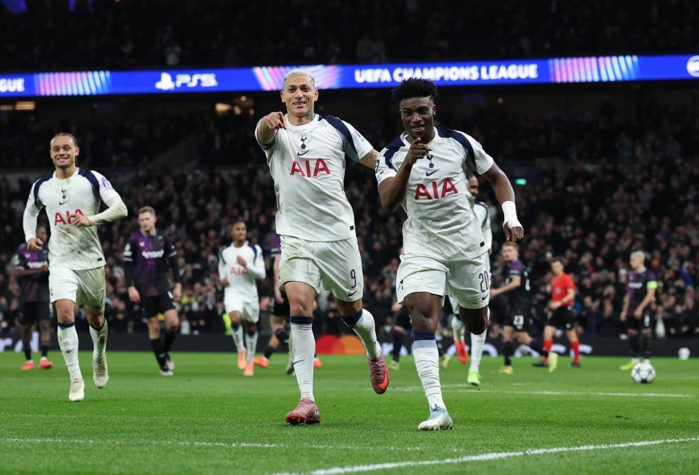 英超蹒跚欧冠生龙活虎  热刺勇夺主场3连胜