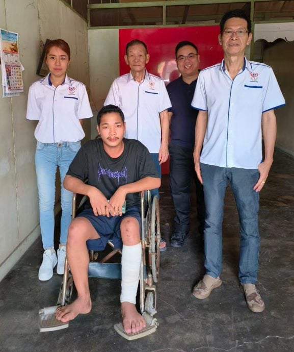 行善不分国籍 善心组织捐3000助缅甸男子