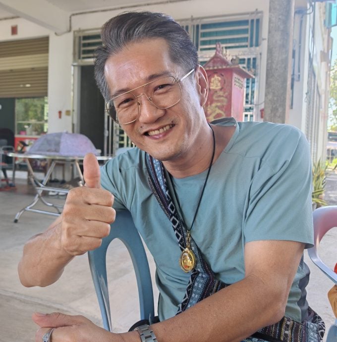 设定3PM发布(大北马)泰南救灾功成身退,洪新涵分享水中救灾的经验。