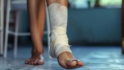 误踩铁钉受伤忍痛简单包扎  他宁省身上的钱买家人晚餐