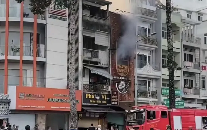 越南胡志明市中心火灾致4死