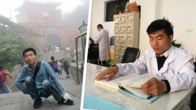 身障乞丐到医生 爬出传奇    李创业励志逆转人生