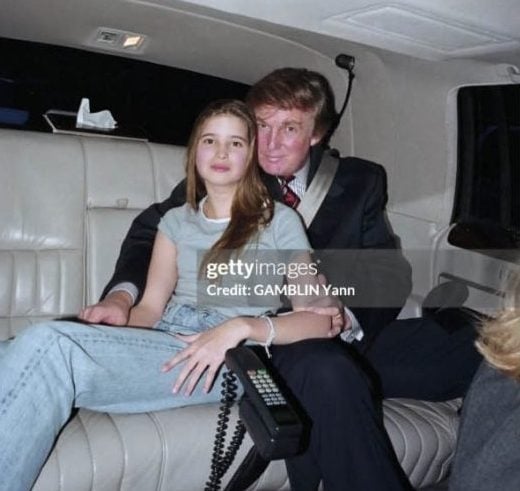 遭修图与淫媒扯上关系·特朗普父女合照被窜改