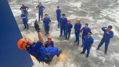 金宝民防队办训练营 提升应对灾害救援能力