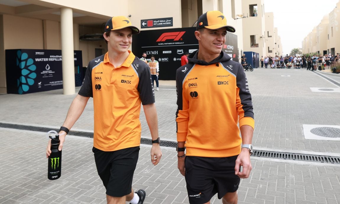 阿布扎比站F1大赛车| 首日练习压倒维斯塔潘 诺里斯拒评本周争冠形势