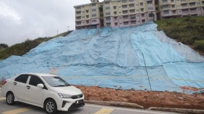 阿拉贝拉高峰公寓土崩 C座被列不安全建筑