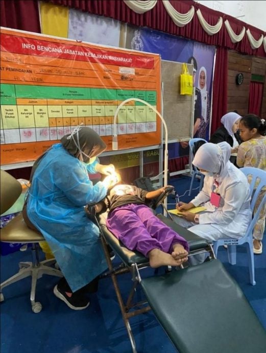 霹仍有1845灾民在疏散中心 下霹雳安置人数最多