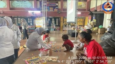 霹仍有2572名灾民 减至18疏散中心