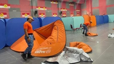 霹水灾减至688人  一临时疏散中心关闭