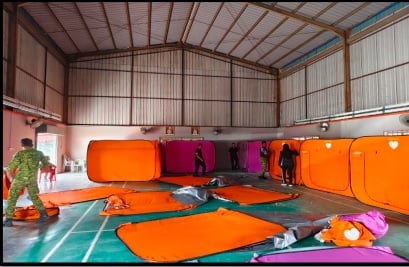 霹水灾灾情愈加好转 再关1疏散中心