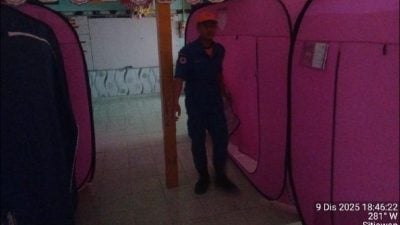 霹水灾灾黎降至132人   3临时疏散中心运作