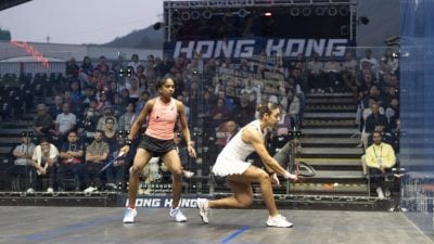 香港壁球公开赛| 直落3局不敌哈尼雅  茜娃止步8强