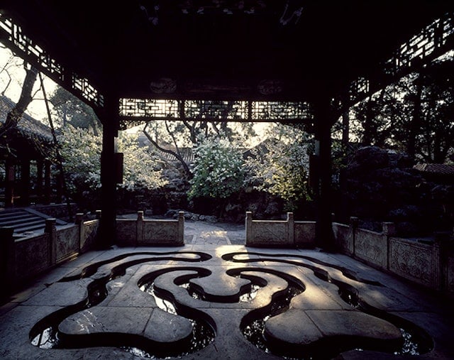 马克龙访华参观故宫乾隆花园