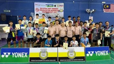 反吸烟协会杯羽球赛 推动青少年羽运发展