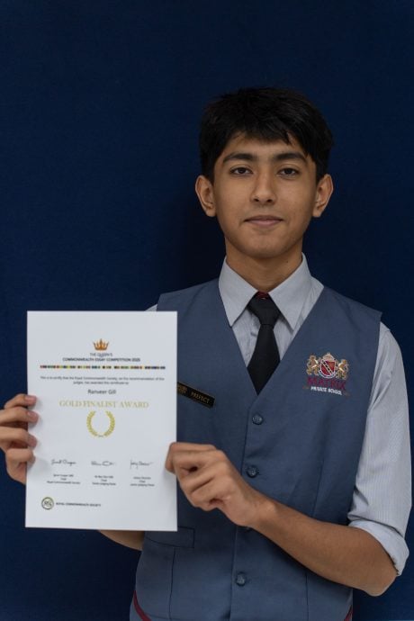 （供星洲网）NS芙蓉/金群利私立学校再创佳绩 英联邦女王写作比赛斩获多项大奖