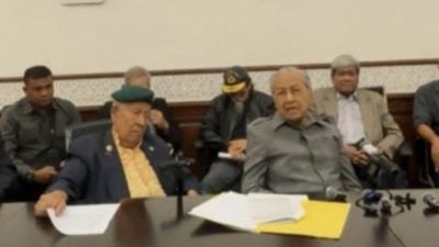 马哈迪和ATM退役军人 强烈反对马美协议