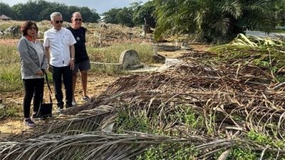 海南义山墓地遭破坏   许金汉提醒承包商应提高敏感度免纷争