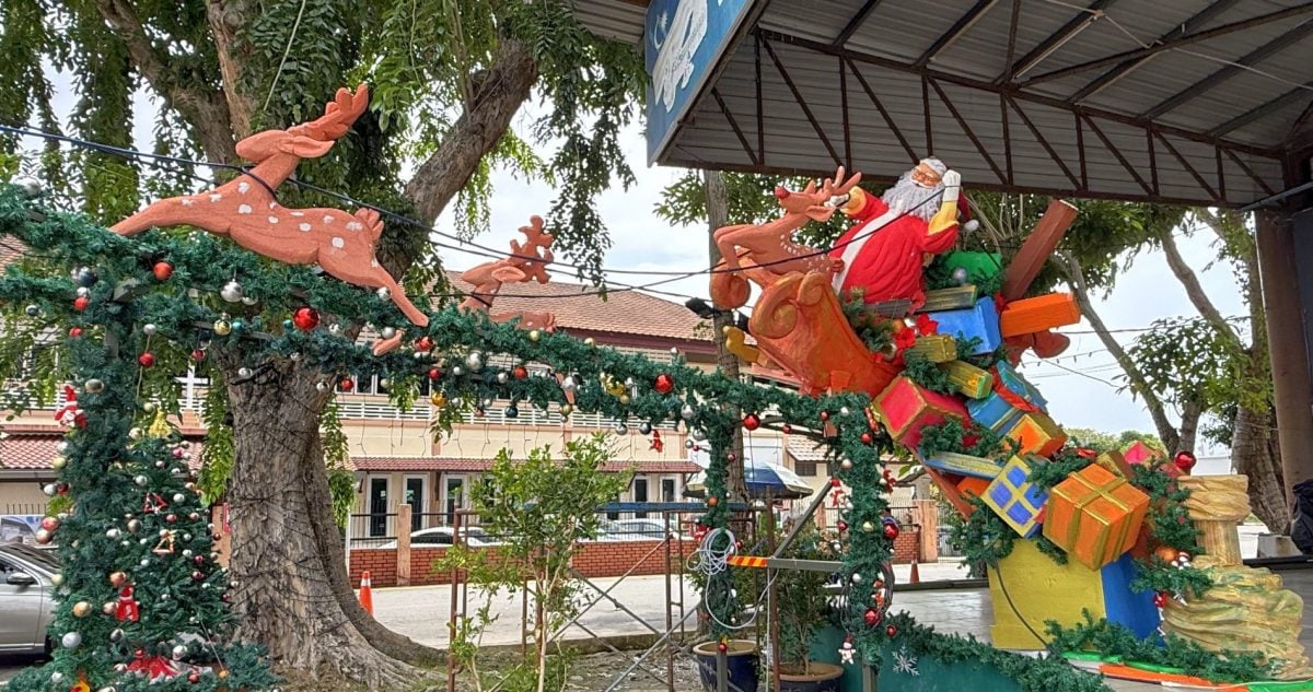 （古城第二版主文／签发）圣诞老人驾到·葡村处处洋溢温馨圣诞气息