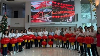 北海拉惹乌达挂万盏灯笼迎新春 本月尾开始悬挂 长达4.2公里