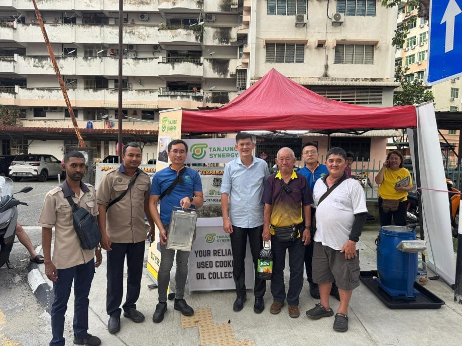 （大北马）回收废食用油每公升3令吉　王耶宗：欢迎来卿田夜市“变废为宝”