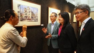 槟广汀会馆庆230周年  邀画家邱昌仁办画展