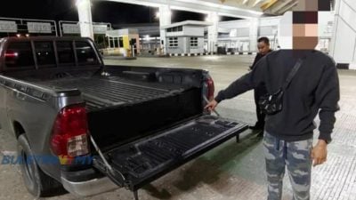 改装车企图走私柴油 2泰国司机出境前被捕