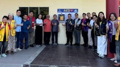 狮子会推动AED计划  第9台设在北马洪氏宗祠
