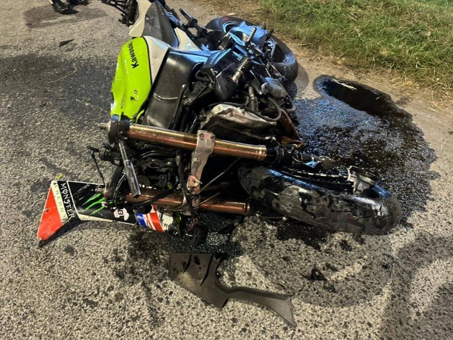 （大北马）青年驾车U转，反方向超级摩托车闪避不及猛撞，骑士当场亡