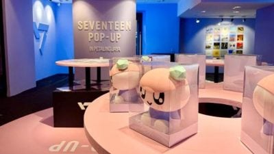 万达购物广场  推出SEVENTEEN快闪店