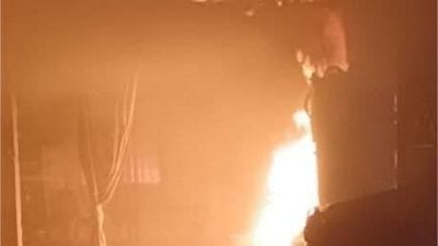 加亨28碑住家火患   屋主一家外出逃劫