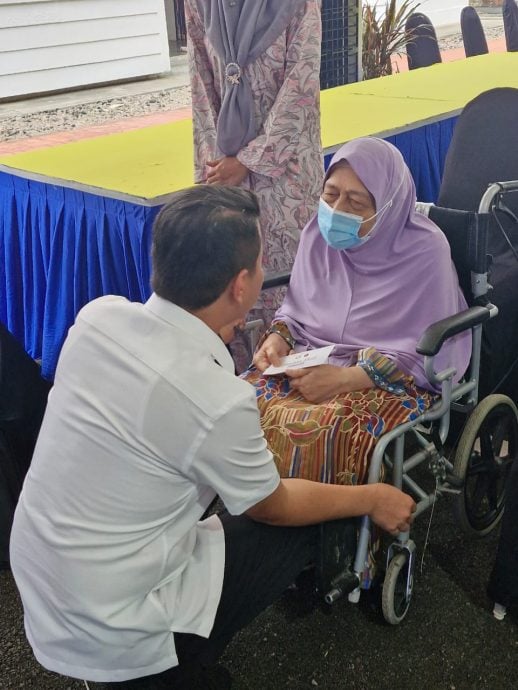 （已签发）柔：**双头之一**柔佛关爱援助銮113人   赛福星：已累计1.4万人受惠