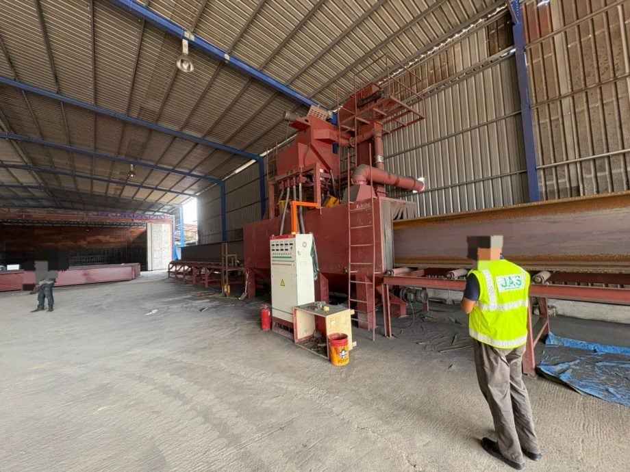 古来喷砂厂疑造成空污   遭环境局勒令全面停工