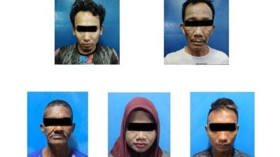 居銮警方设路障  5人被验出吸毒被捕