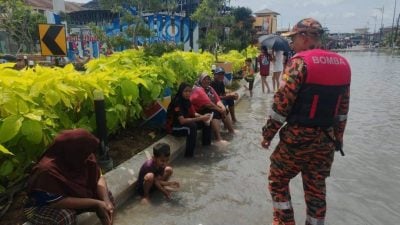 新笨珍消拯局监测水位   应对水位上升防备水灾