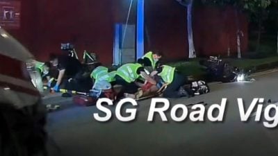 深夜车祸2伤者倒地 2医生路遇挺身救人