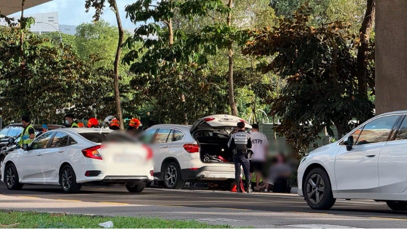 (已签发)柔:狮城二三事:疑3车连环撞 6人送院