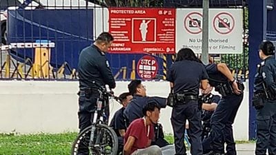 疑嗑药带着毒品走  青年晃至警署外被捕