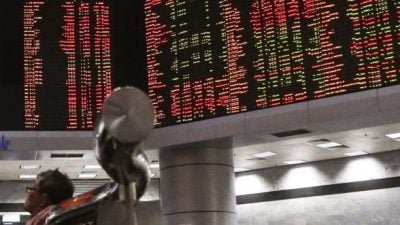 马股半天跌8.94点 电讯股齐走低