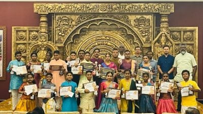 传承语言与文化 学生之声2025展现淡米尔青年辩论实力