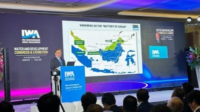 阿邦佐：让各社区获清洁水源  砂85％人口享自来水供应