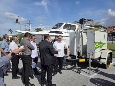 服务团队24小时巡查 . 北市局紧盯22水灾黑区