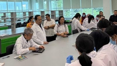 共用科学实验室试点测试．美里150师生参与实践