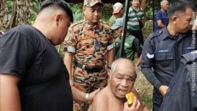 在果园失踪．林梦老翁平安寻获