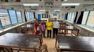 圣哥伦巴国中．3项基设工程竣工